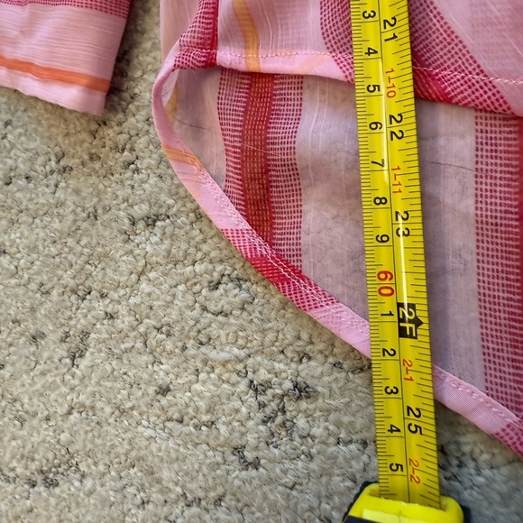 Rochas Vintage sheer S very good vintage condition Pink and White Relaxed Blouse - Picture 10 of 10